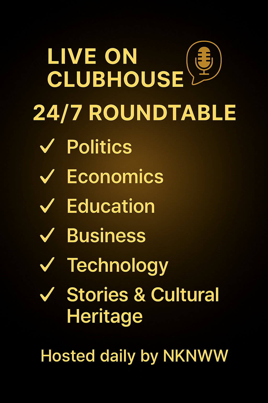 Clubhouse Timetable